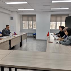 Руководство АГУПКР имени Жусупа Абдрахманова обсудило сотрудничество с российской стороной