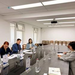 Встреча руководства АГУПКР им. Ж. Абдрахманова с представителями Фонда Ханнса Зайделя