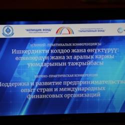 Научно-практическая конференция на тему «Поддержка и развитие предпринимательства: опыт стран и международных финансовых организаций»