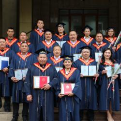 В АГУПКР состоялся вручение дипломов выпускникам совместной магистерской программы ФХЗ в Центральной Азии