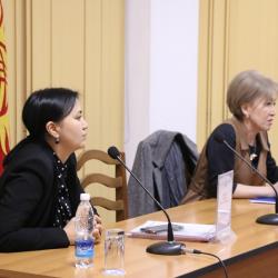 Ж.Абдрахманов атындагы  КРПМБАда Кыргыз Республикасынын Социалдык фондунун төрагасынын орун басары ачык лекциясы болуп өттү