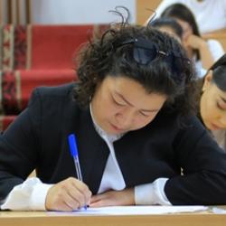 Магистратура программасына кирүү экзамендери болуп өттү