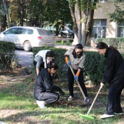 Академиясынын кызматкерлери жана студенттери жалпы республикалык ишембиликке активдүү катышышты