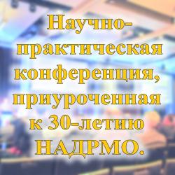 Научно-практическая конференция, приуроченная к 30-летию НАДРМО.