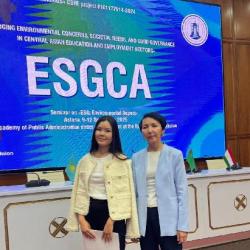 Академия приняла участие в международном семинаре Erasmus+ ESGCA «Экологическая коммуникация: важный инструмент устойчивого развития»