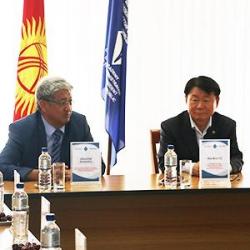 Cостоялась встреча с корейской делегацией под руководством Почетного консула Кыргызской Республики, г-на Ким Жонг Гу
