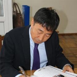 В АГУПКР состоялся визит чрезвычайного и полномочного посла республики Корея в Кыргызстане господина Ха Тэ Ек.